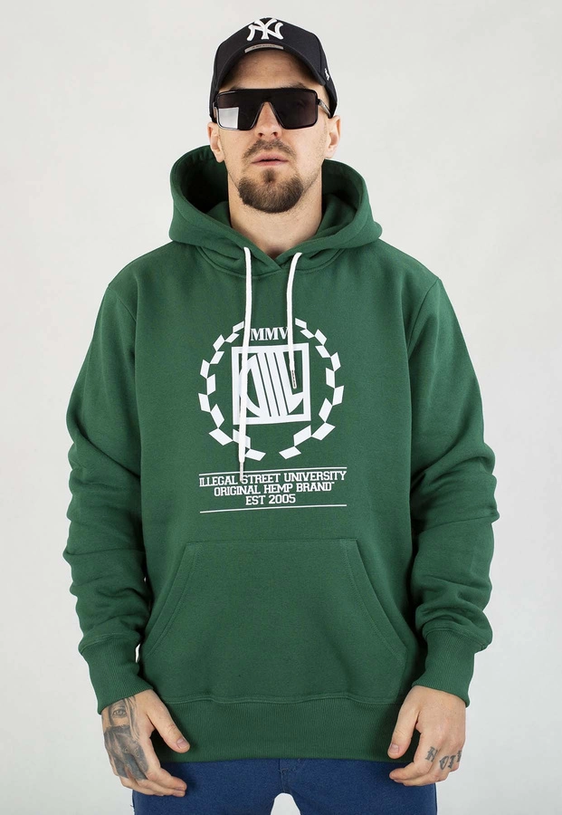 Bluza Diil Z Kapturem Laur zielona