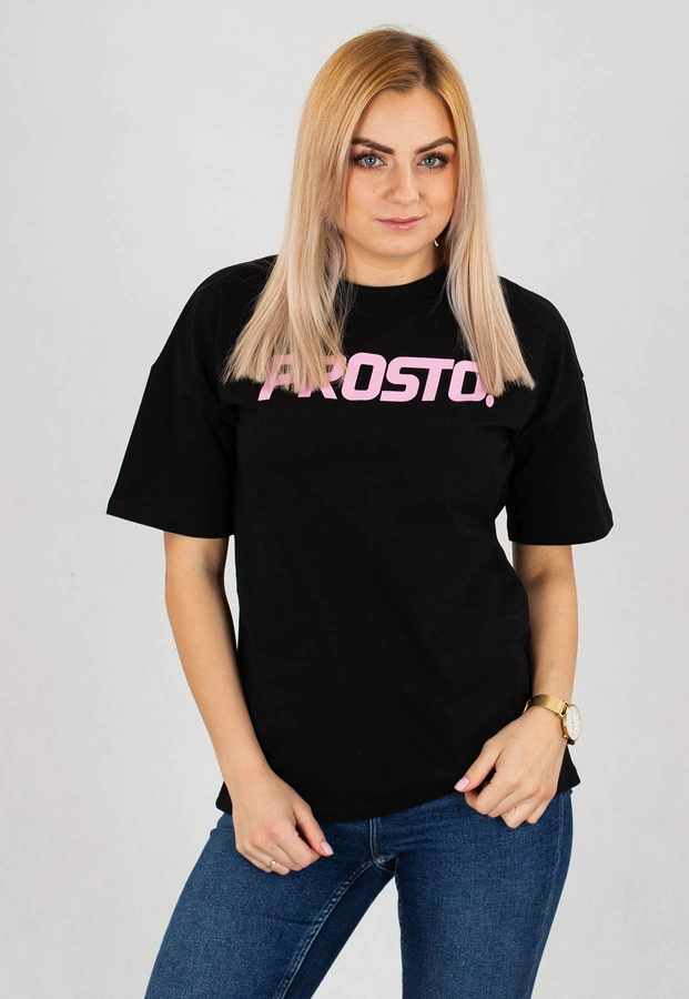 T-shirt Prosto Boyfrind Classie czarny