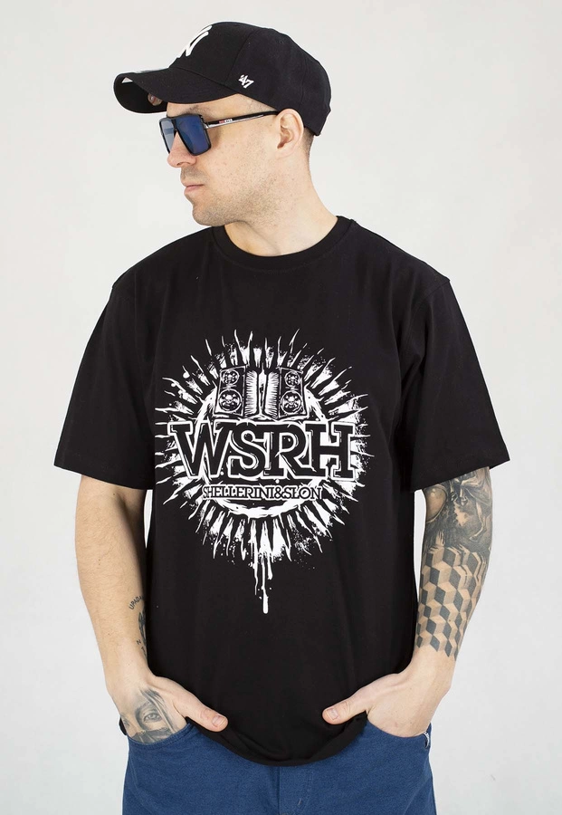 T-shirt WSRH Słońce czarny