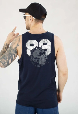 Tank Pit Bull Slim Fit  190 Dog 89 dark navy