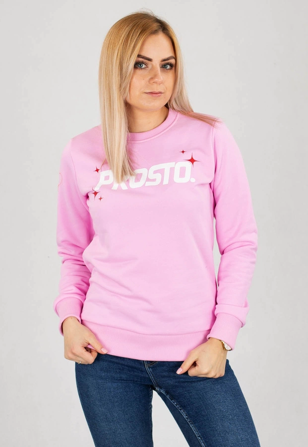 Bluza Prosto Glitt różowa