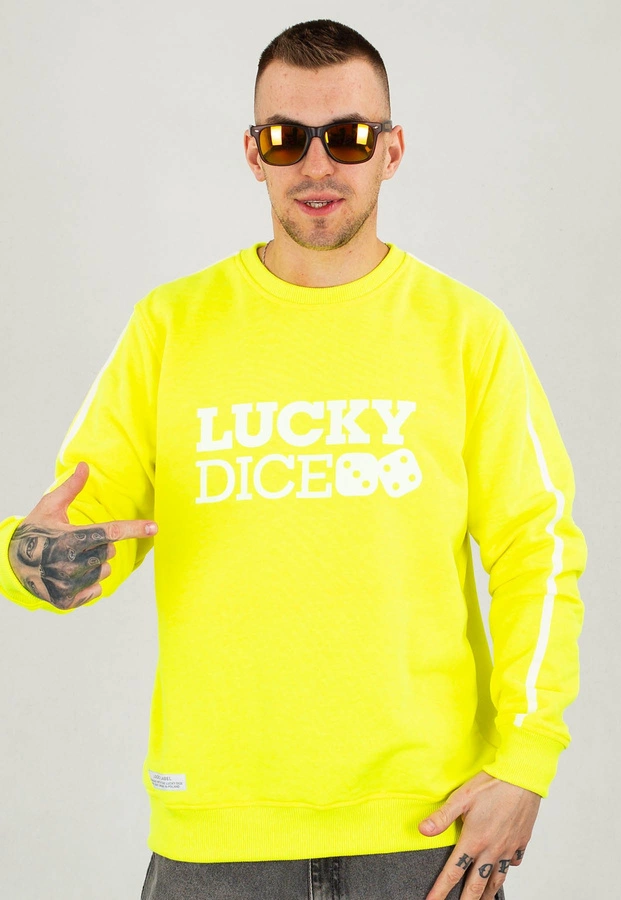 Bluza Lucky Dice Classic PJP neonowa