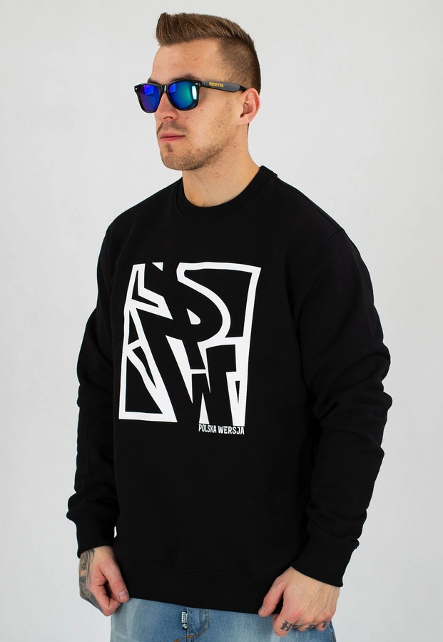 Bluza Polska Wersja PW Do Kwadratu czarna