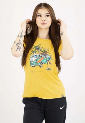 T-Shirt Pit Bull Beachbreak 190 washed yellow