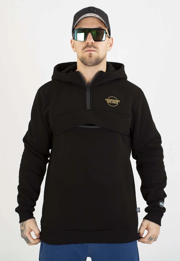 Bluza Środowisko Miejskie Z Kapturem Classic Bear czarna