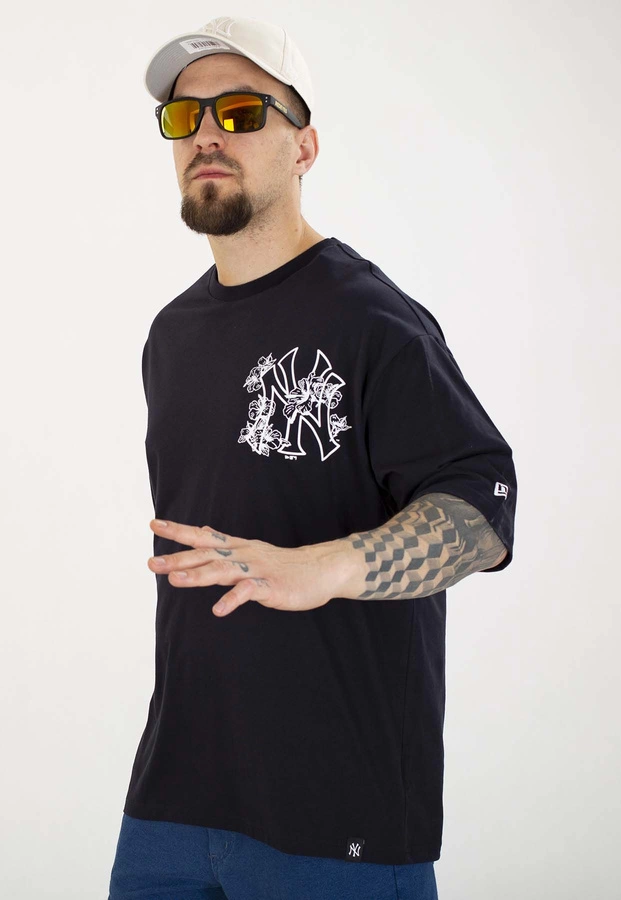 T-shirt New Era MLB Floral 60667724 granatowy