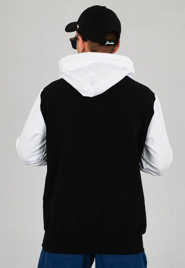 Bluza Patriotic Oval Shoulder biało czarna