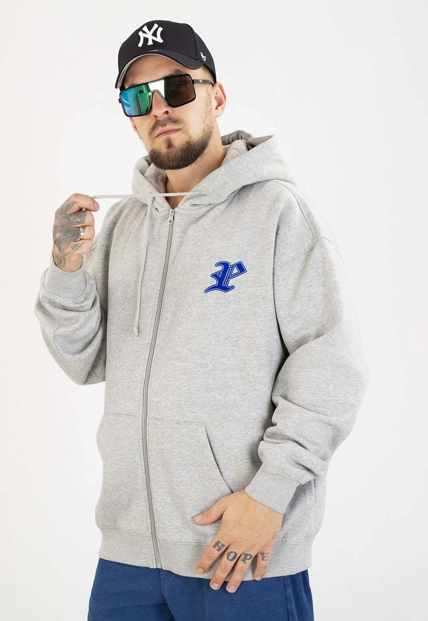 Bluza Prosto Z kapturem ZIP Ghotic P szara
