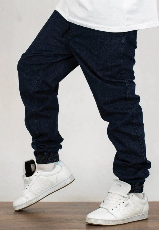 Spodnie Dudek P56 Jogger Jeans AMH granatowe