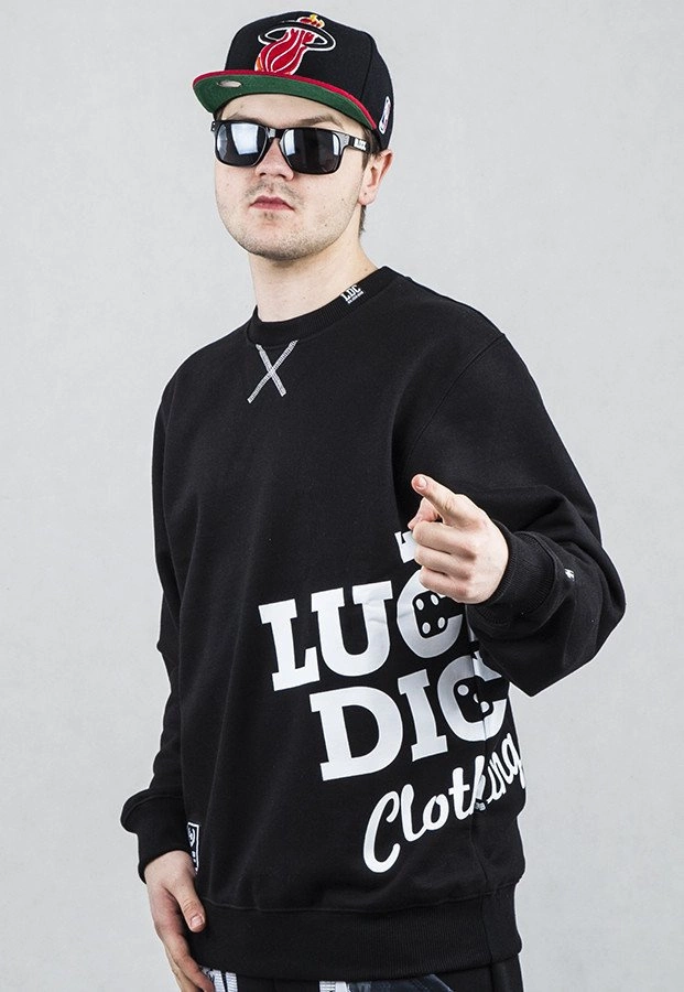 Bluza Lucky Dice Simple Slant czarna