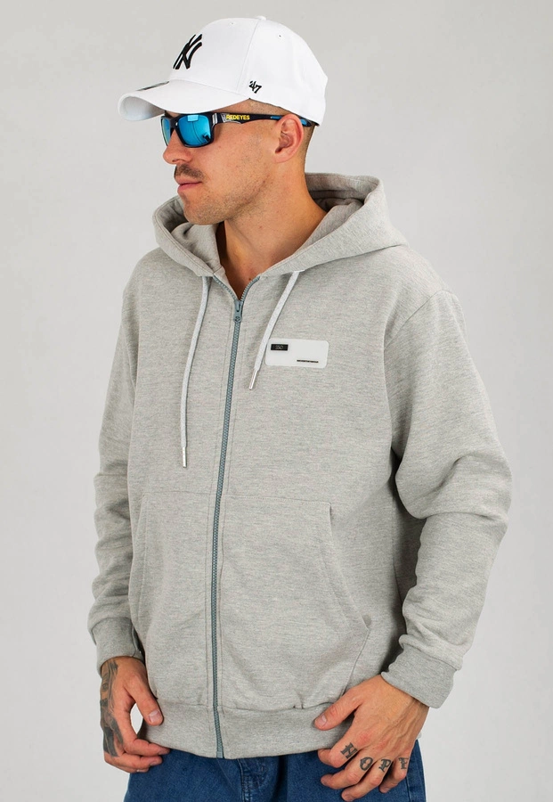 Bluza SSG Zip Simple Logo szara