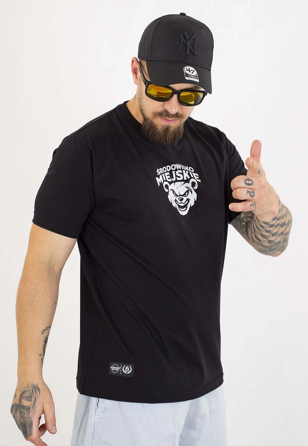T-shirt Środowisko Miejskie Bear Citizen czarny