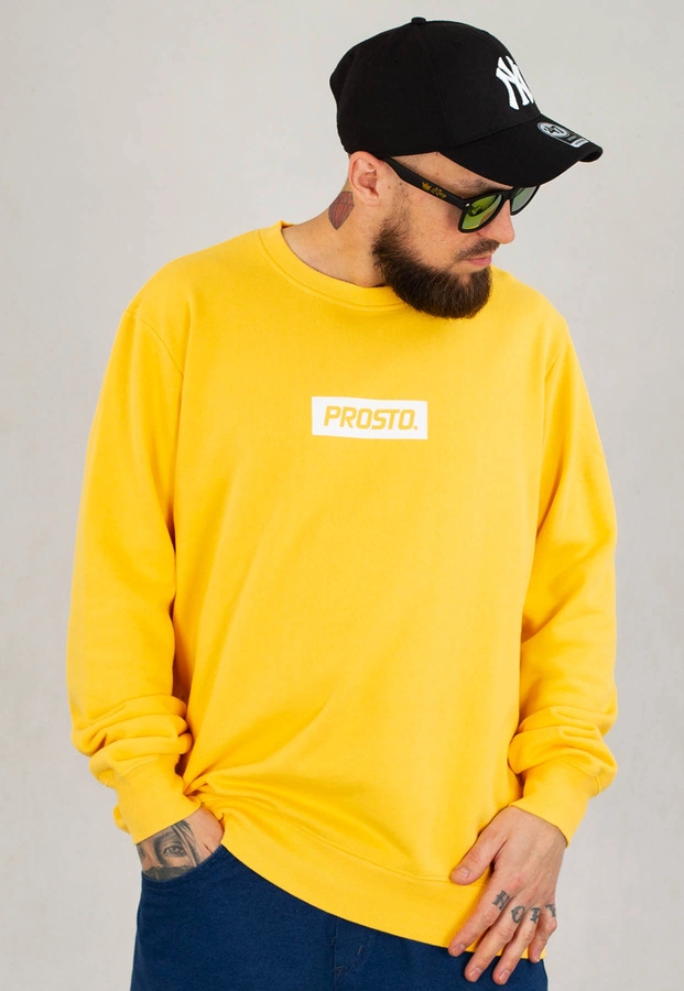 Bluza Prosto Crewneck Bokz żółta