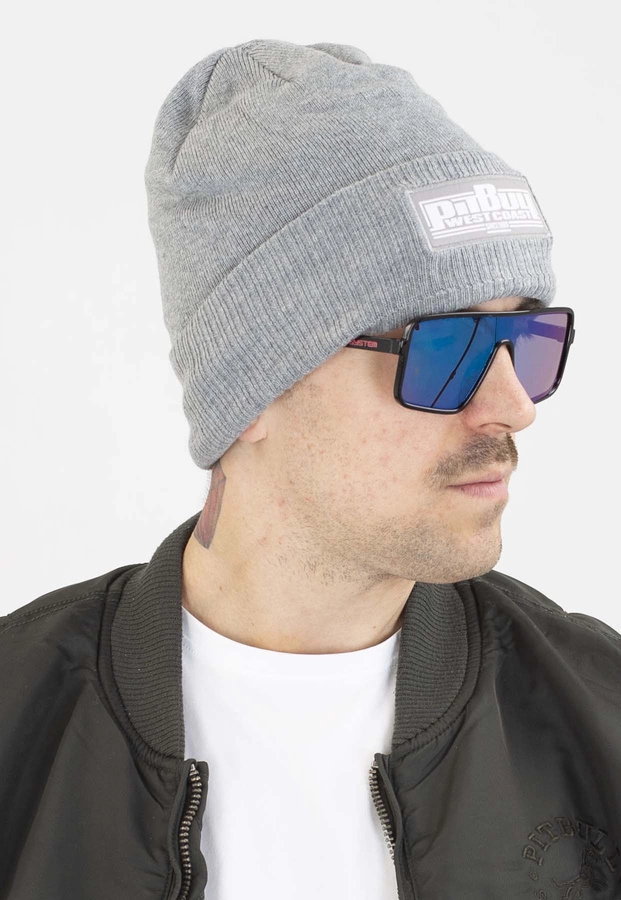 Czapka Zimowa Pit Bull One Tone Boxing grey