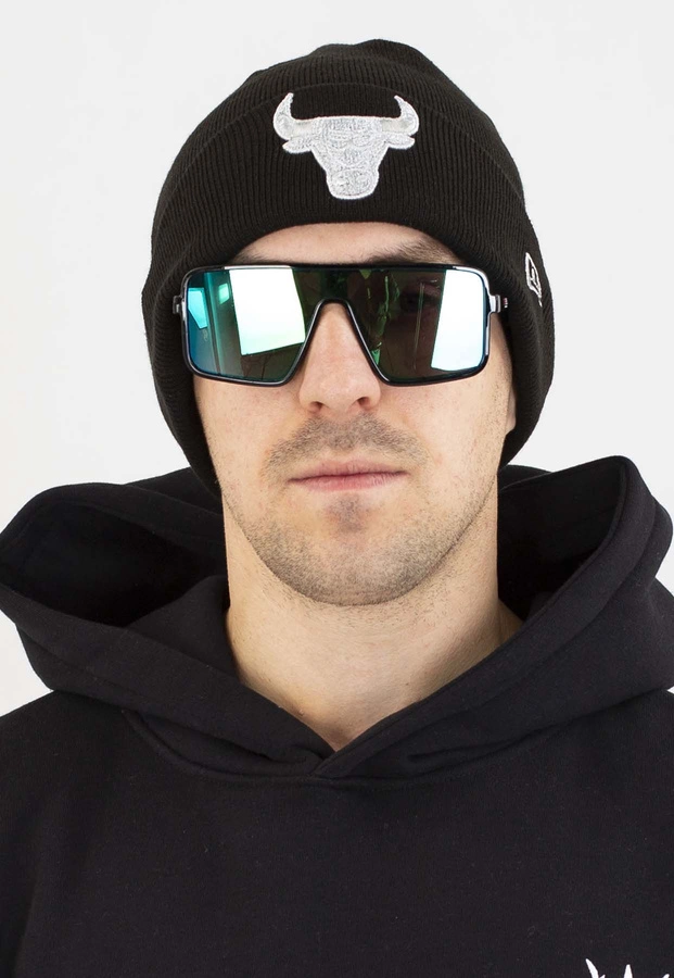 Czapka Zimowa New Era Metallic Chicago Bulls 60691272 czarna