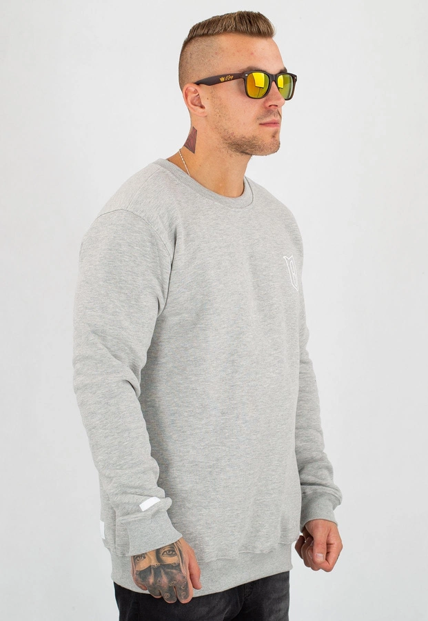 Bluza B.O.R. Biuro Ochrony Rapu Classic BORCrew Outline jasno szara