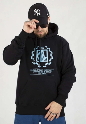 Bluza Diil Z Kapturem Laur czarno błękitna