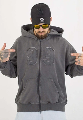 Bluza Prosto Z kapturem ZIP Zip99 grafitowa