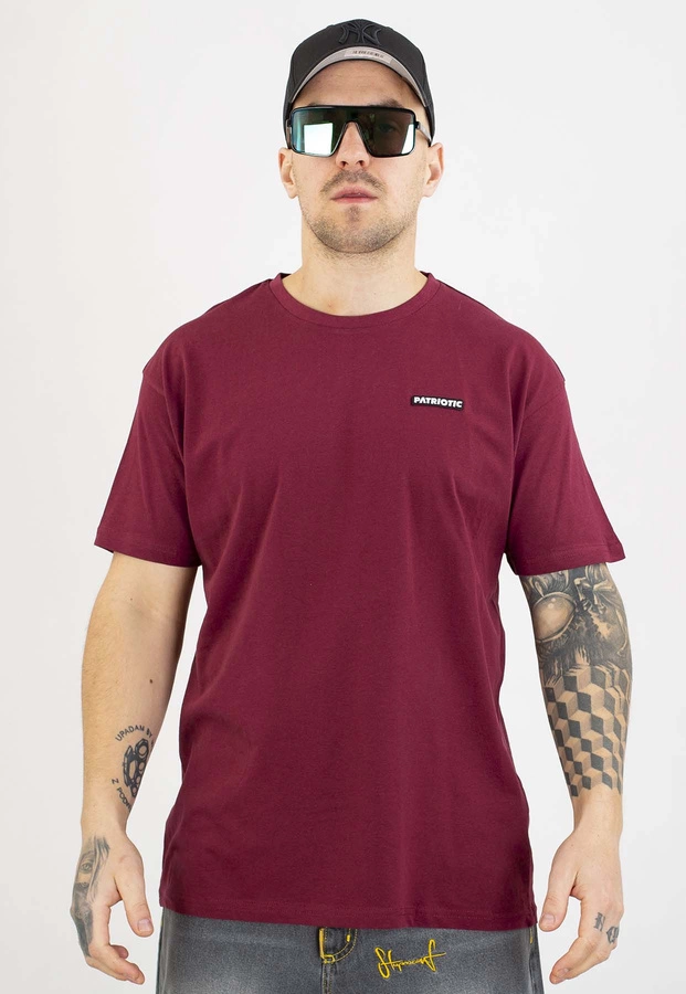 T-shirt Patriotic Futura Mini Slice bordowy