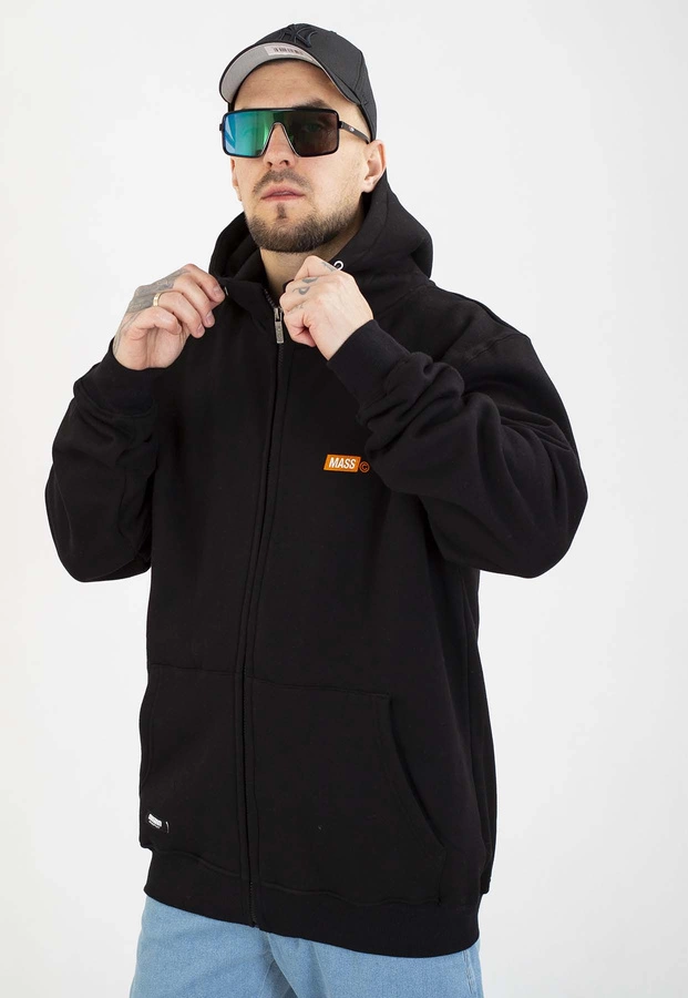 Bluza Mass Z Kapturem ZIP Mini Box czarna