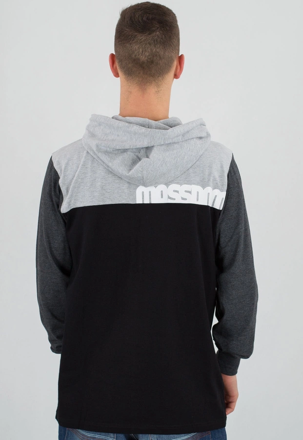 Longsleeve Mass Demo szaro czarny