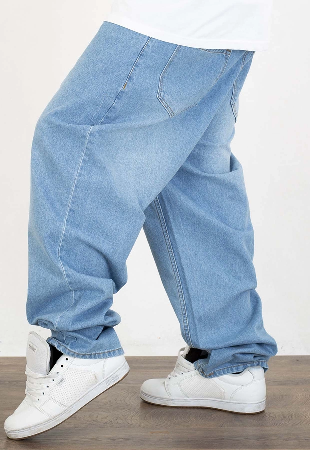 Spodnie Lucky Dice Baggy LD Clothing blue jeans