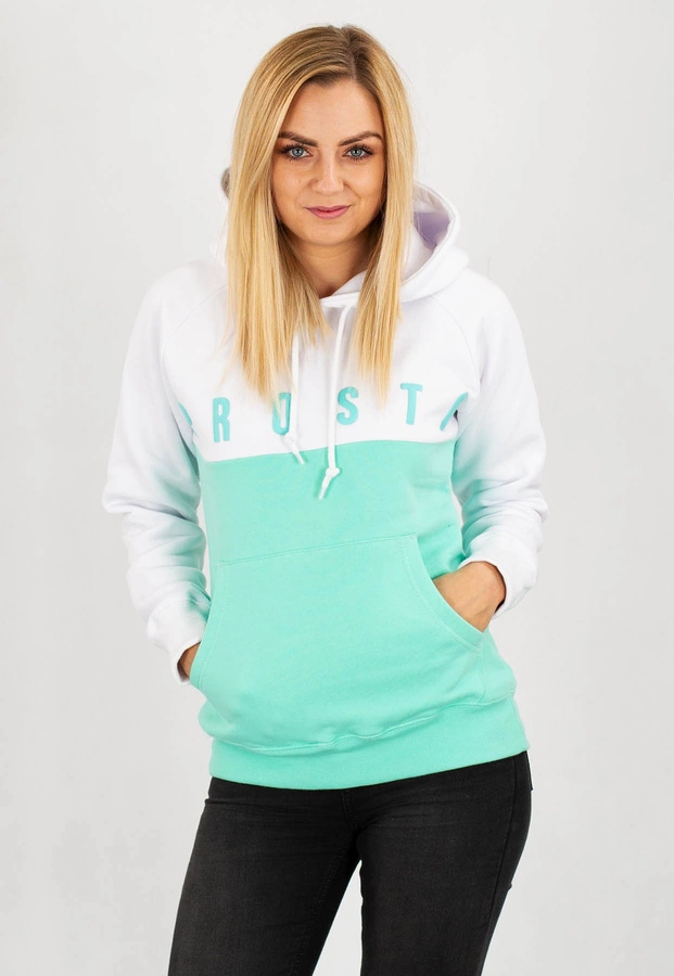 Bluza Prosto Cake biało miętowa