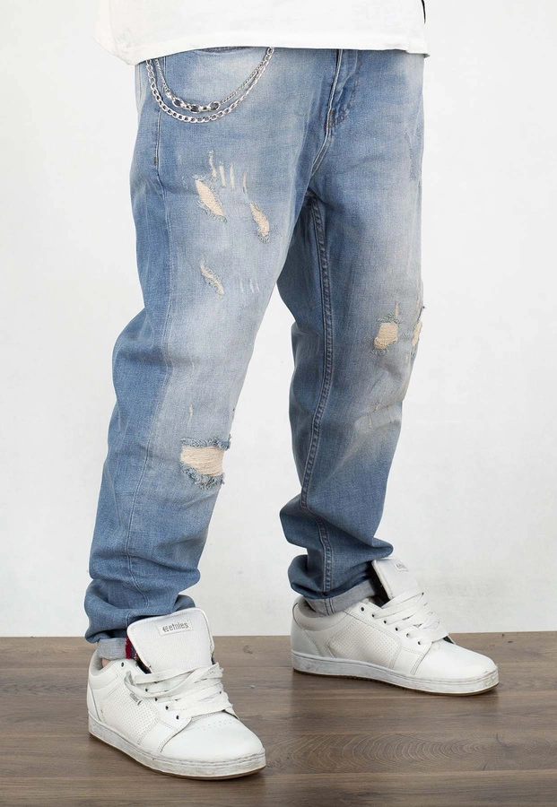 Spodnie I8 Denim BOY47 light blue