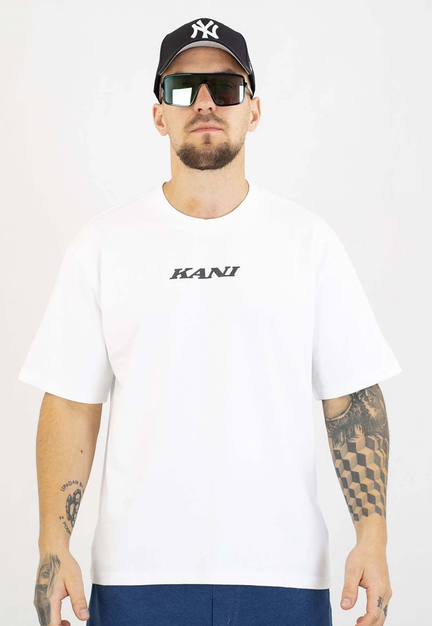T-shirt Karl Kani Retro Patch Print PD00007514 biały