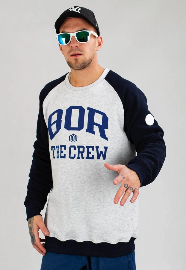 Bluza B.O.R. Biuro Ochrony Rapu Bor The Crew szara