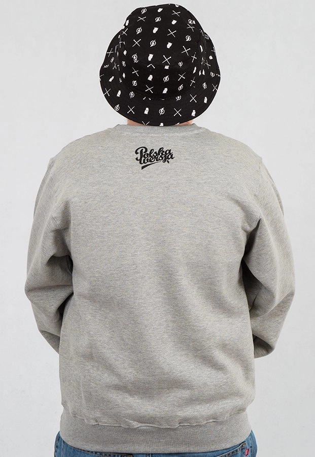 Bluza Polska Wersja PW Logo szara
