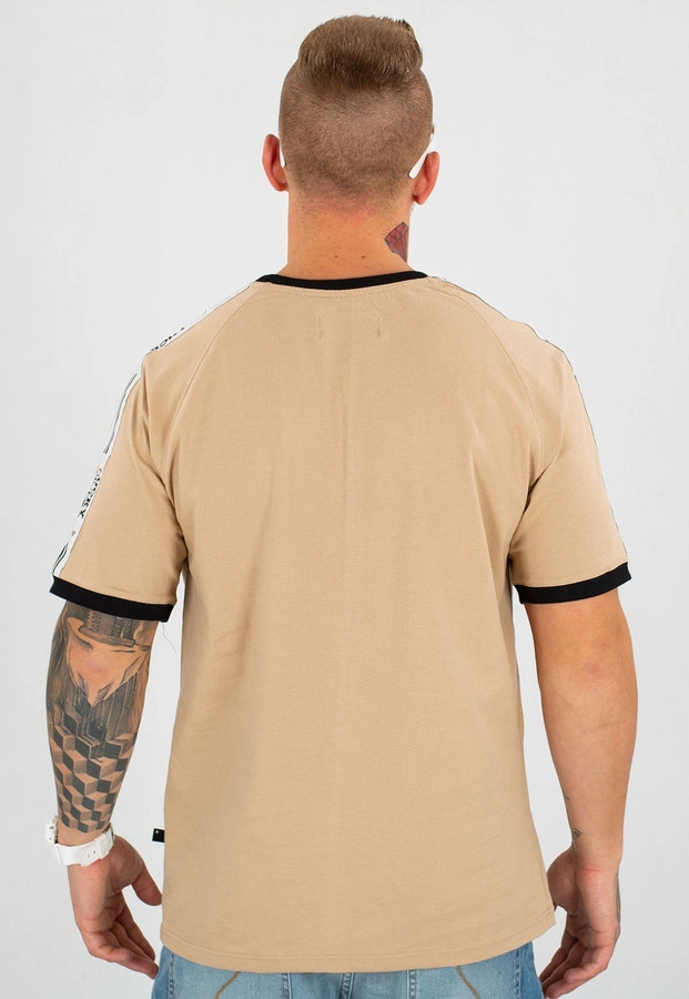 T-shirt Lucky Dice Logo Reglan Tape beżowy