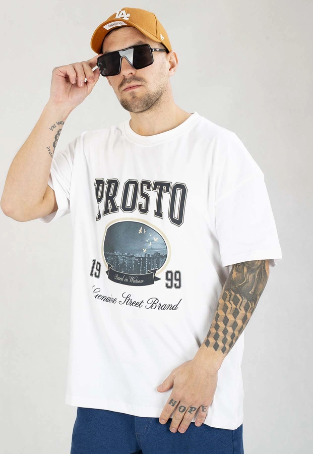 T-shirt Prosto Twen biały