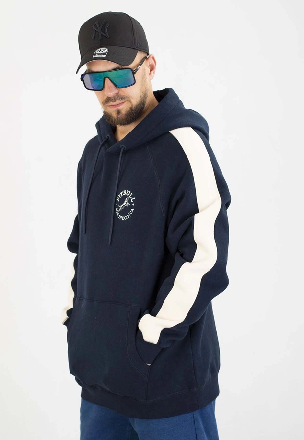 Bluza Pit Bull Z Kapturem San Diego CA dark navy