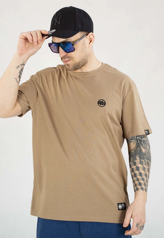 T-shirt Pit Bull Small Logo 170 dark sand