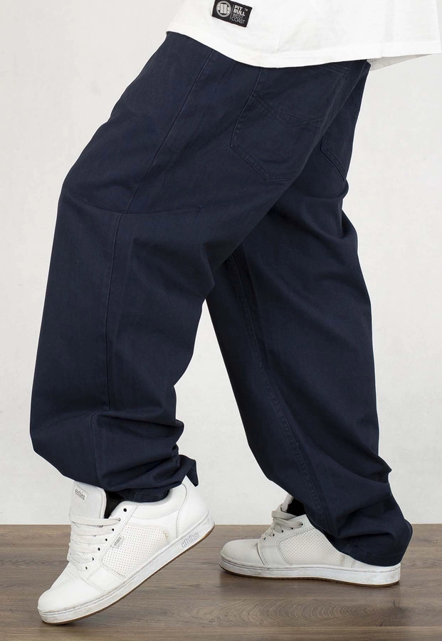 Spodnie Mass Pants Baggy Fit Slang granatowe