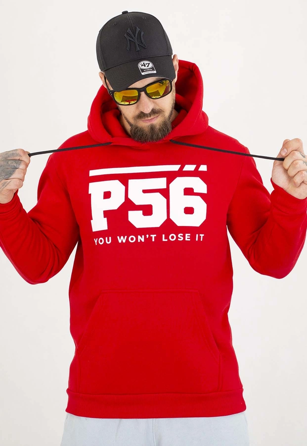 Bluza Dudek P56 Z Kapturem You Won't czerwona