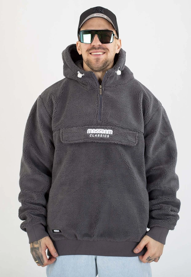 Kurtka Mass Z Kapturem Zimowa Frontside 2.0 szara