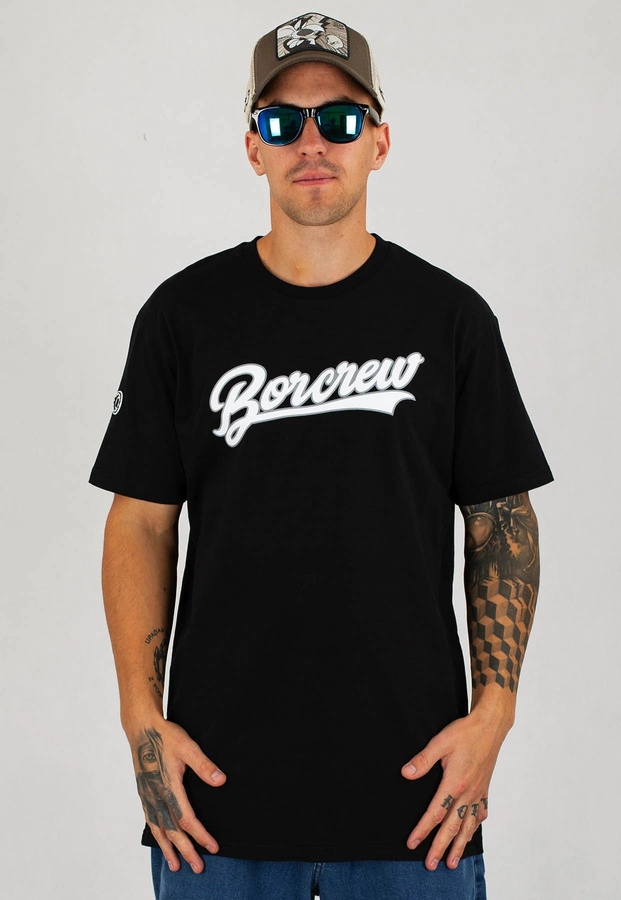 T-shirt B.O.R. Biuro Ochrony Rapu Baseball czarny