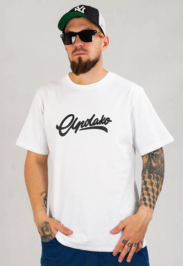 T-shirt El Polako Classic Outline biały