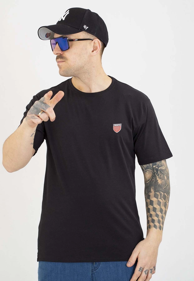 T-shirt Prosto Slim Shield black