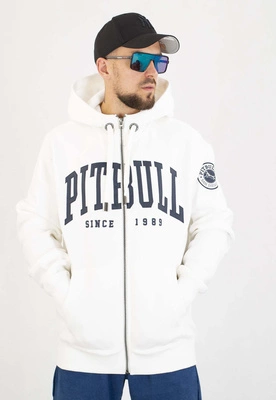 Bluza Pit Bull Z Kapturem ZIP Norton off white