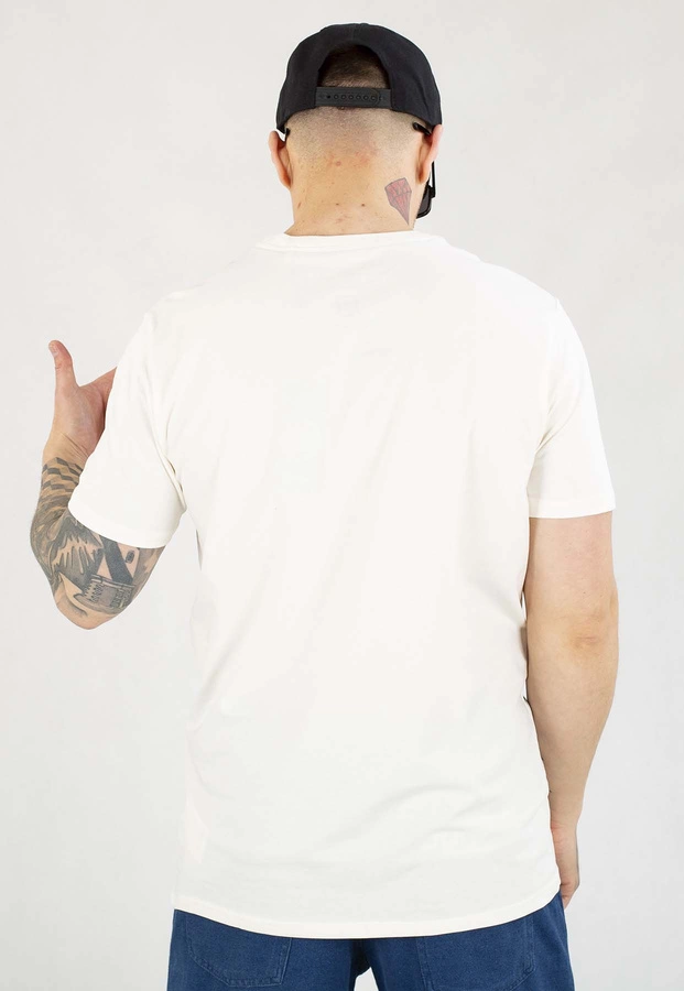 T-shirt Pit Bull Slim San Diego CA Small Logo off white