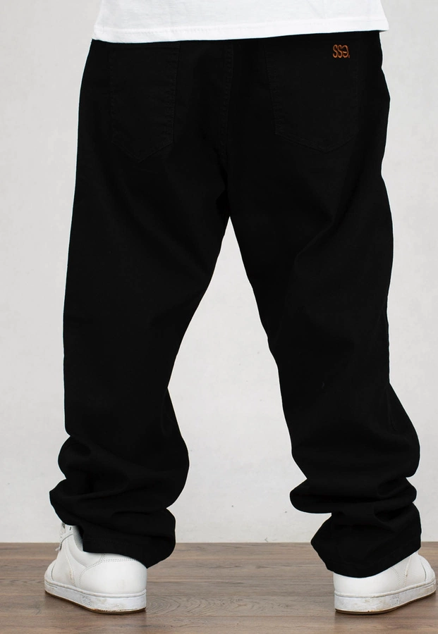 Spodnie SSG Jeansy Baggy Small SSG czarny jeans
