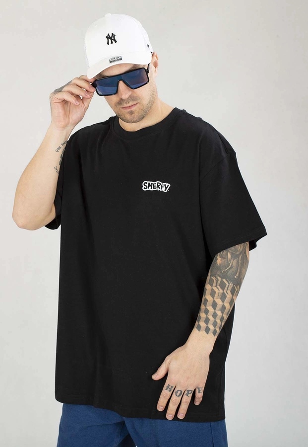 T-shirt Smerfy Baggy Hater czarny