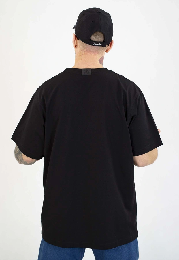 T-shirt Stoprocent Haftbark czarny złoty