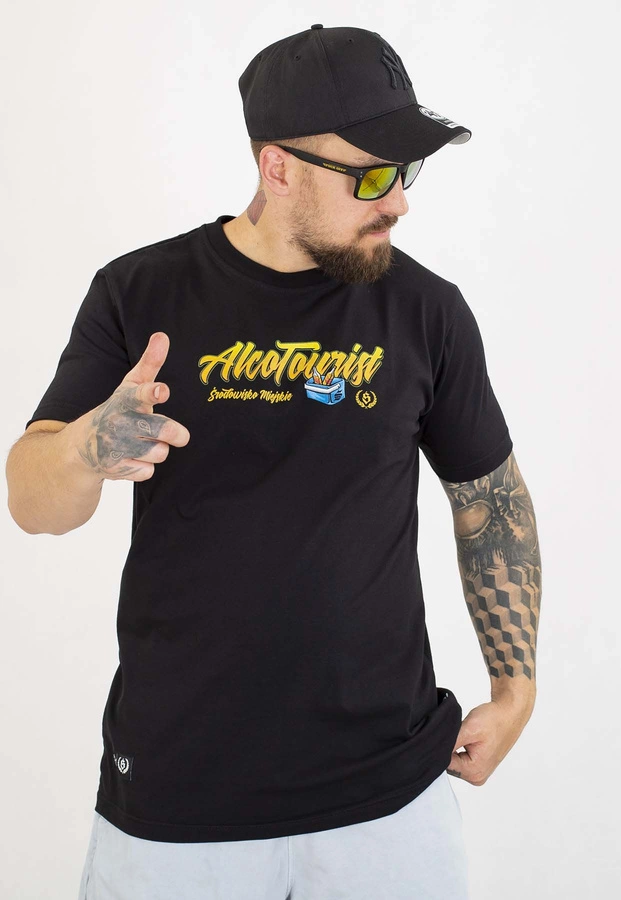 T-shirt Środowisko Miejskie Alcotourist czarny