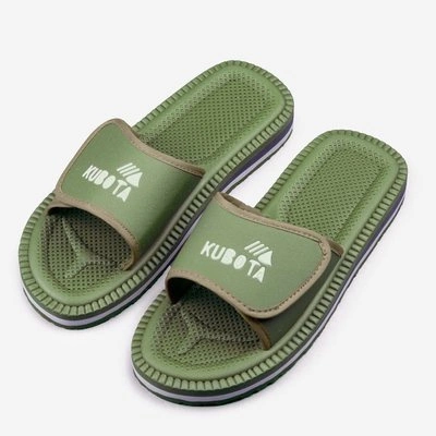 Klapki Kubota Rzep khaki