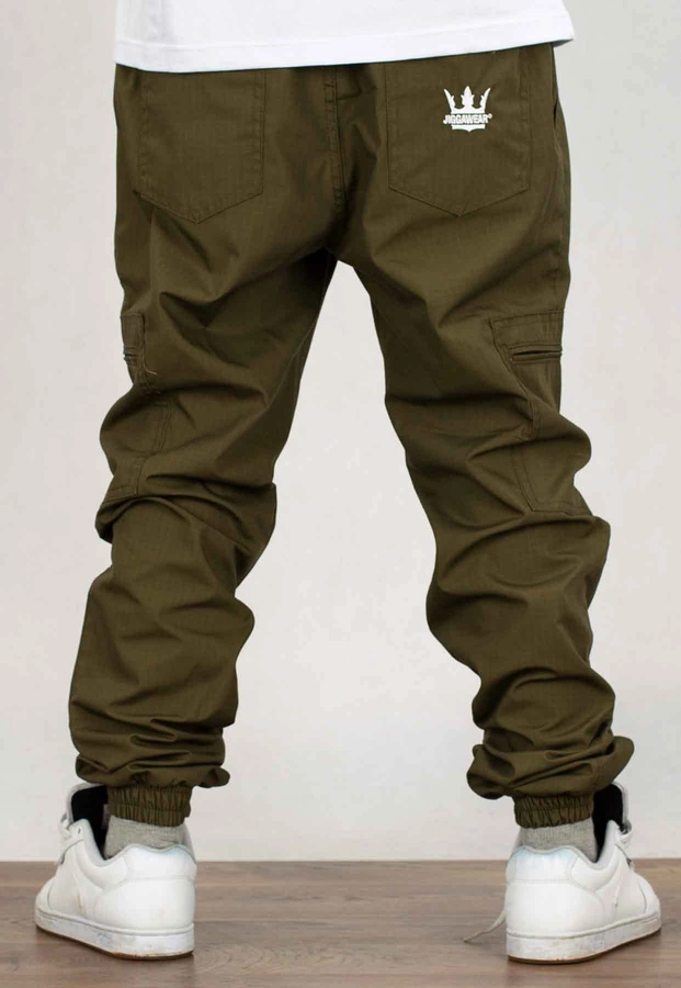 Spodnie Jigga Wear Crown Ripstop Cargo khaki