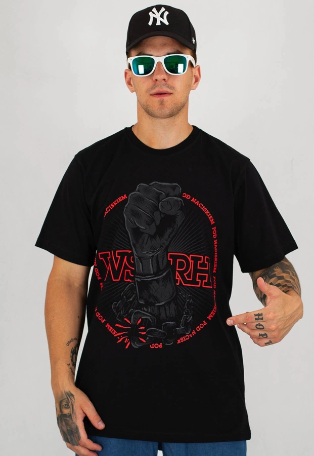 T-shirt WSRH Pod Naciskiem czarny